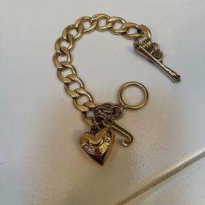 Juicy Couture Goldtone Starter Charm Bracelet